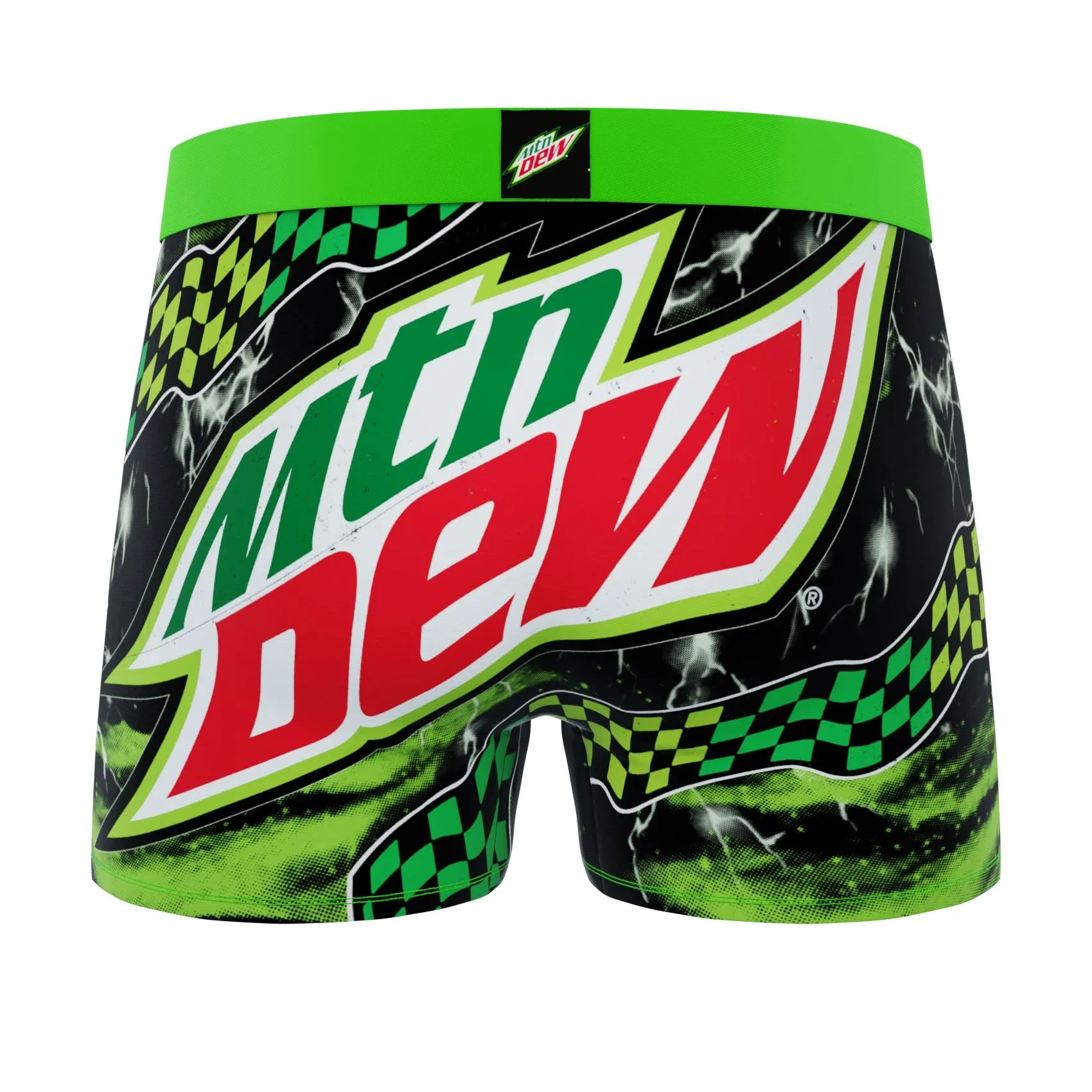CRAZYBOXER Mtn Dew Logo Men's Boxer Briefs (2 Pack)