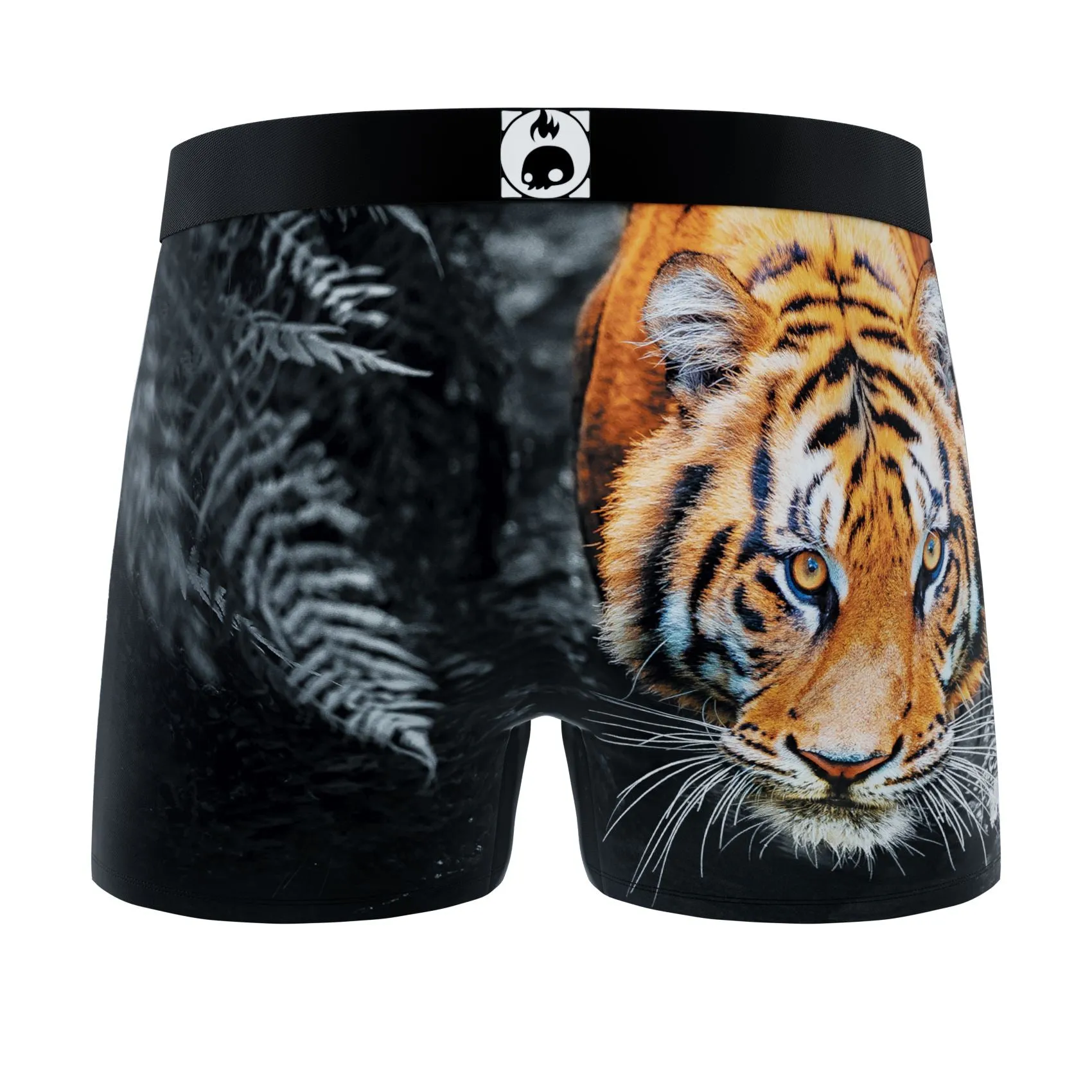CRAZYBOXER Outdoor Tiger Eagle Men's Boxer Briefs (2 pack)