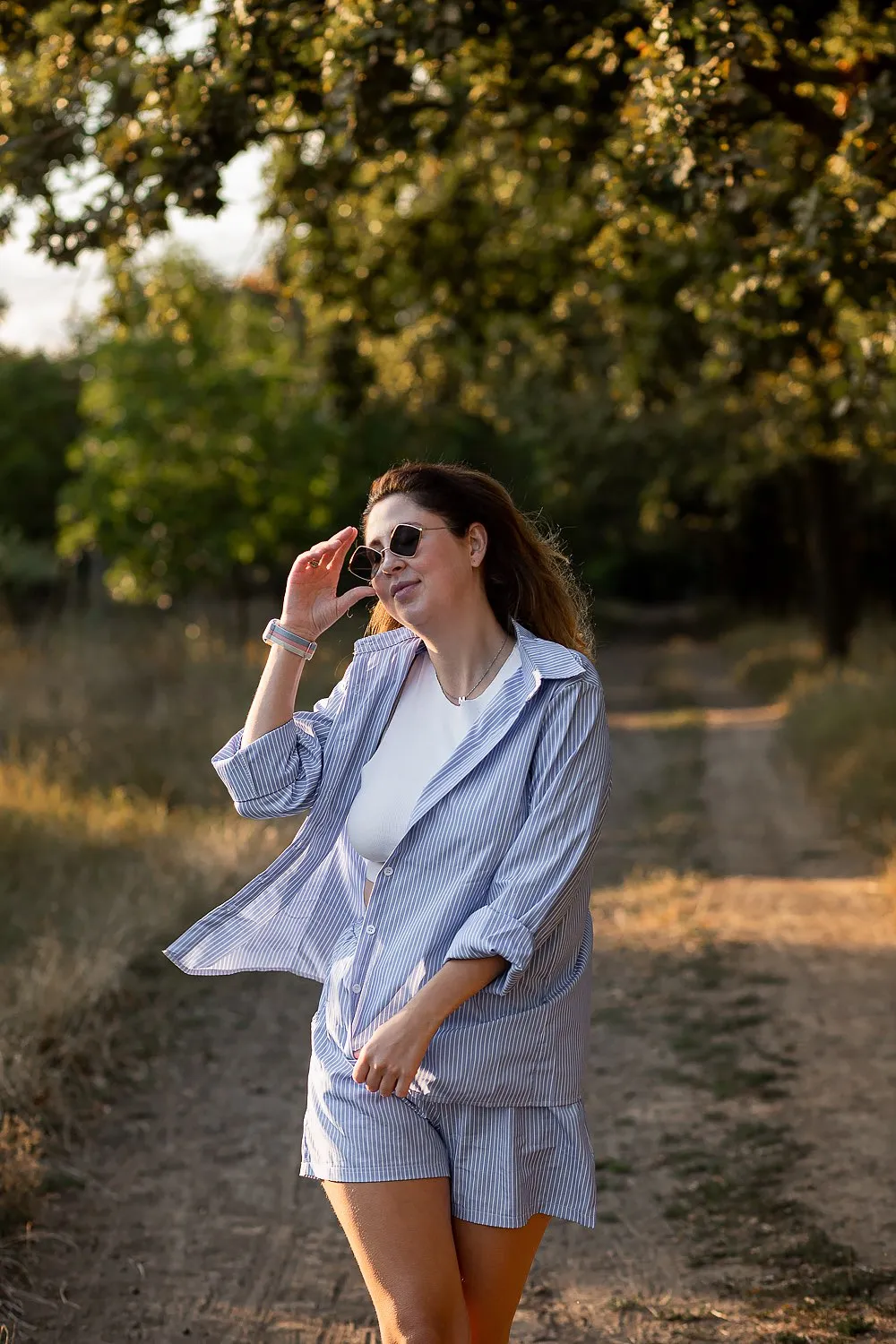 Darcy Shirt and Shorts Loungewear Set