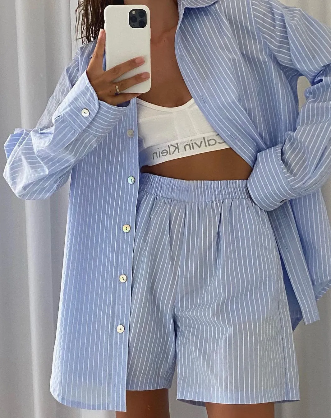Darcy Shirt and Shorts Loungewear Set