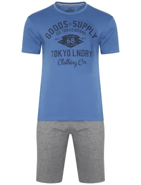 Duarte Lounge Set in Federal Blue - Tokyo Laundry