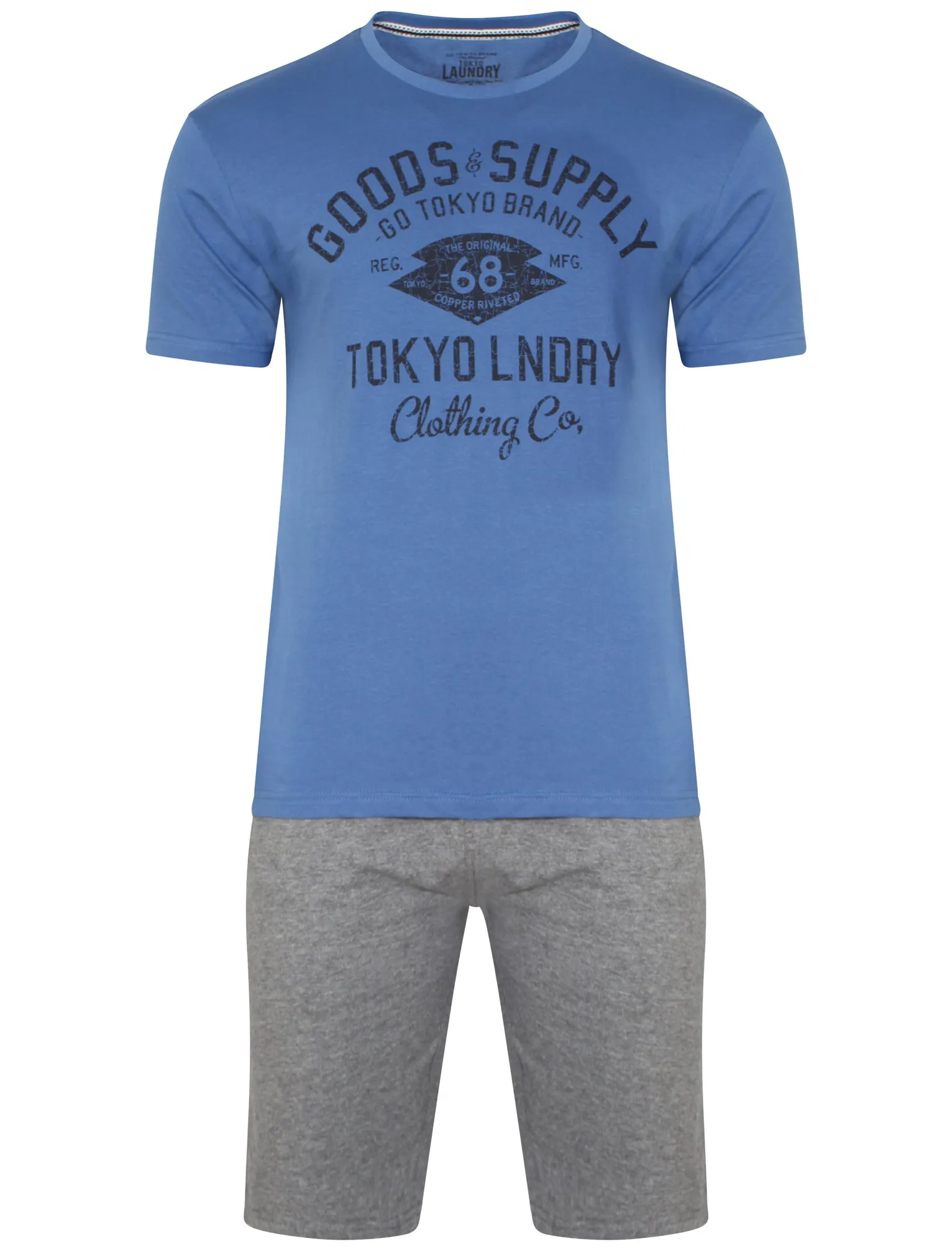 Duarte Lounge Set in Federal Blue - Tokyo Laundry