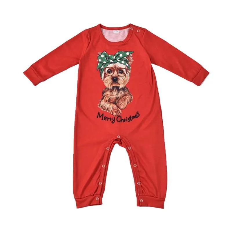 Family Pajama Dog Cat Print