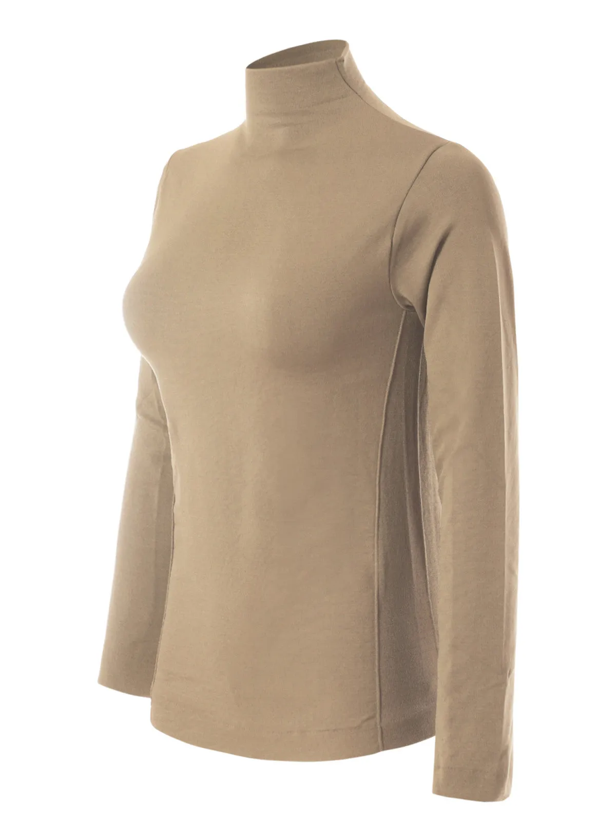 Fleece Mock Turtleneck Pullover Base Layer Shirts Fall Fashion Slim Fit Winter Thermal Underwear Tops