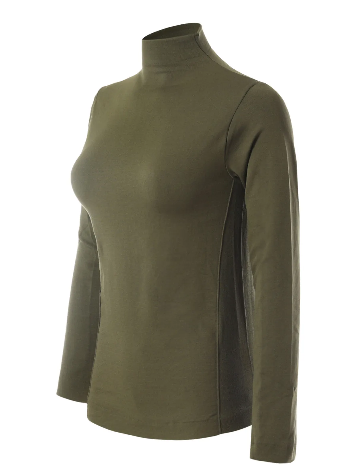 Fleece Mock Turtleneck Pullover Base Layer Shirts Fall Fashion Slim Fit Winter Thermal Underwear Tops