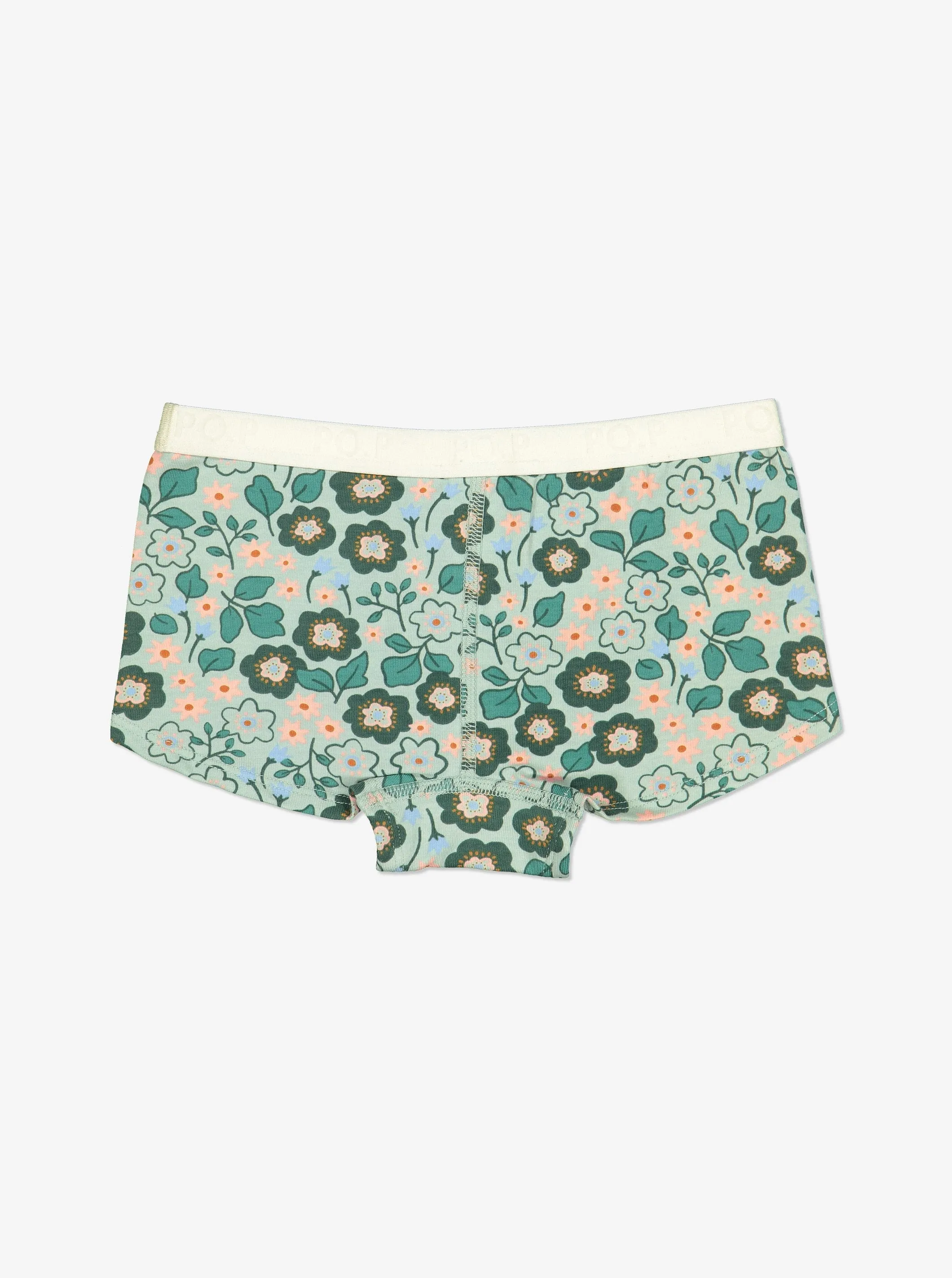 Floral Girls Boxer Briefs