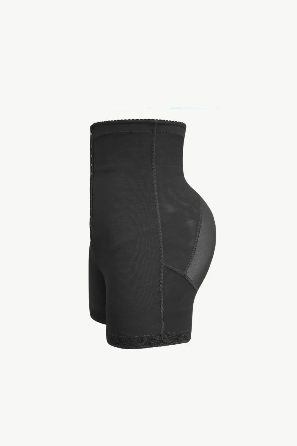 Full Size Hook-And-Eye Shaping Shorts