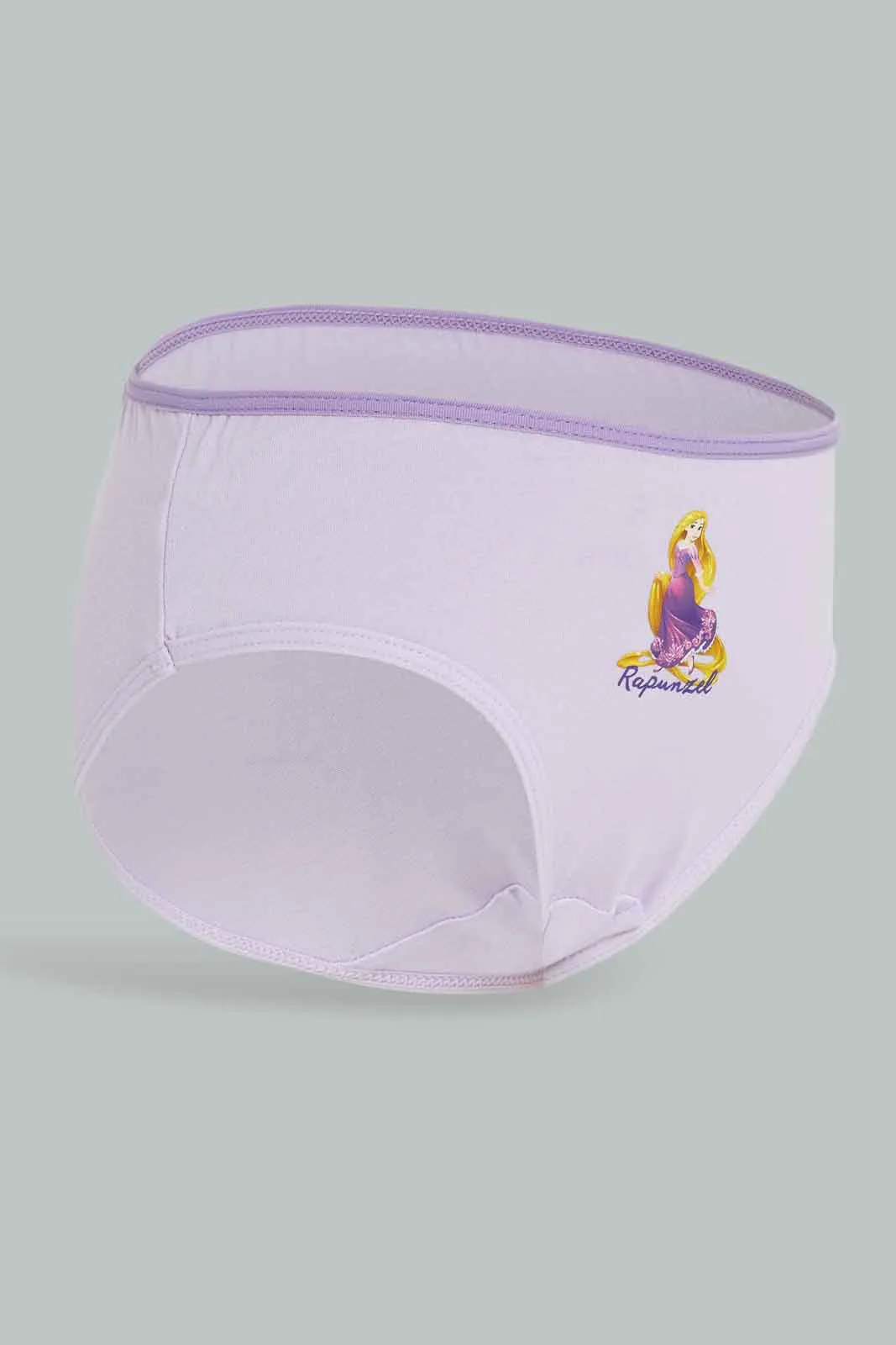 Girls Assorted Princess Print Boxer Brief Set (Pack Of 3)
