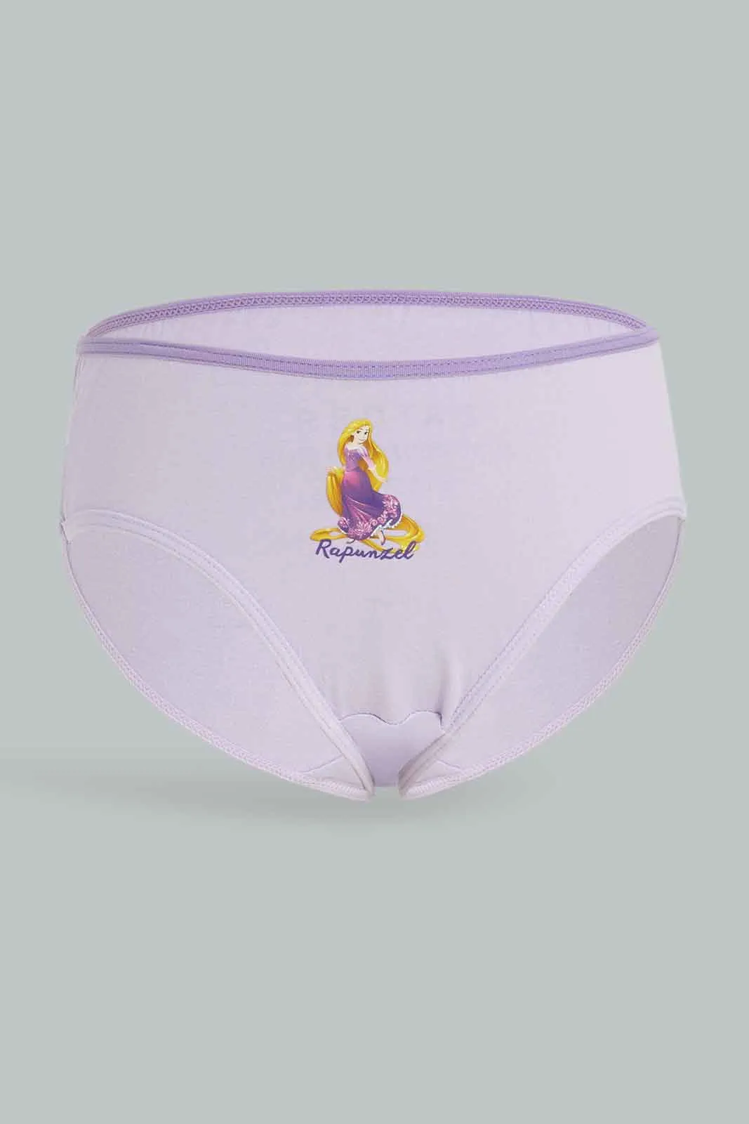 Girls Assorted Princess Print Boxer Brief Set (Pack Of 3)