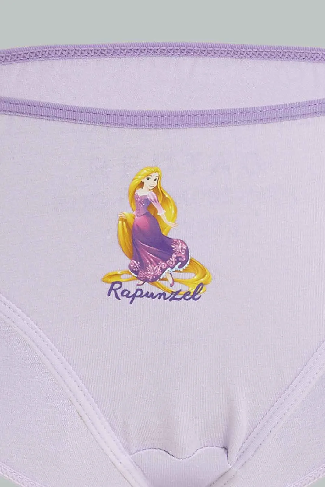 Girls Assorted Princess Print Boxer Brief Set (Pack Of 3)
