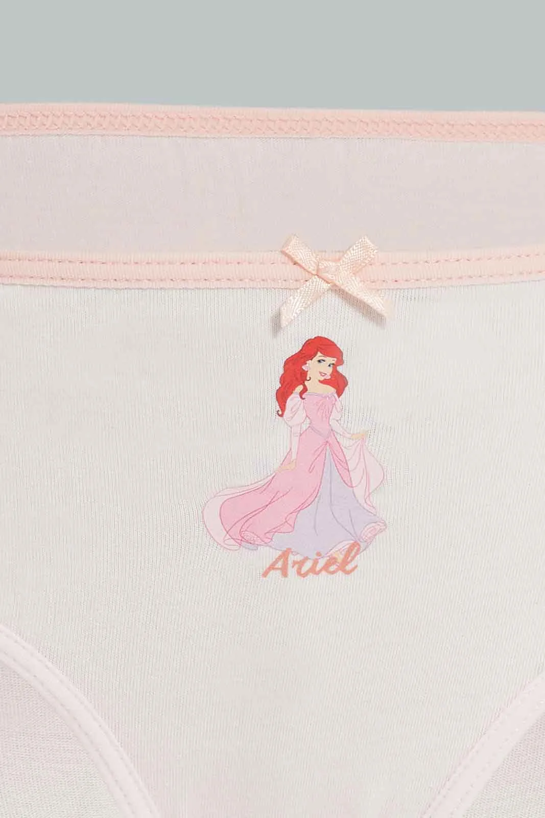 Girls Assorted Princess Print Boxer Brief Set (Pack Of 3)