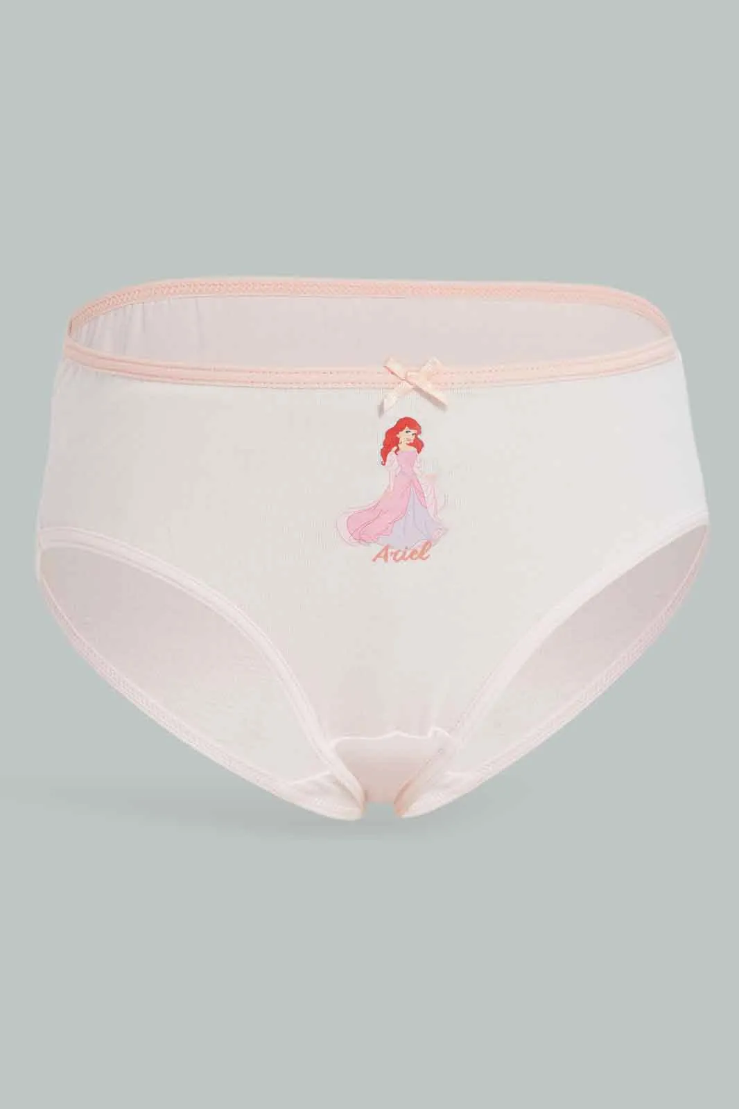 Girls Assorted Princess Print Boxer Brief Set (Pack Of 3)