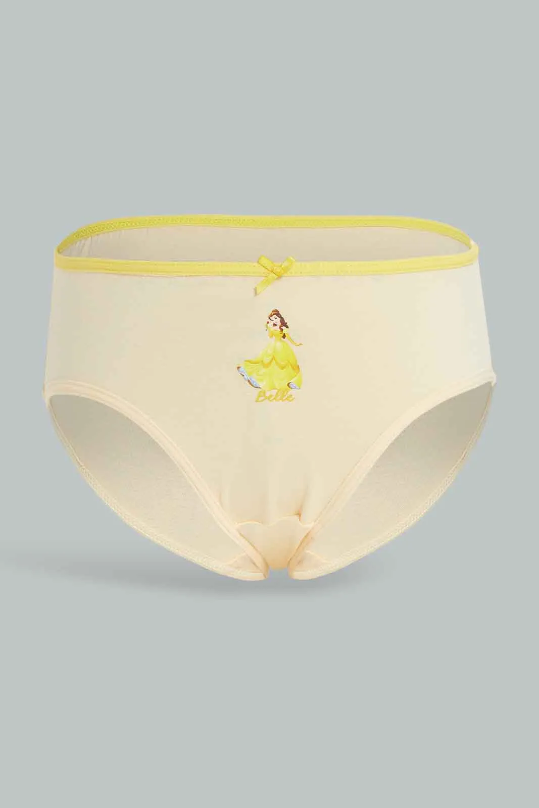 Girls Assorted Princess Print Boxer Brief Set (Pack Of 3)