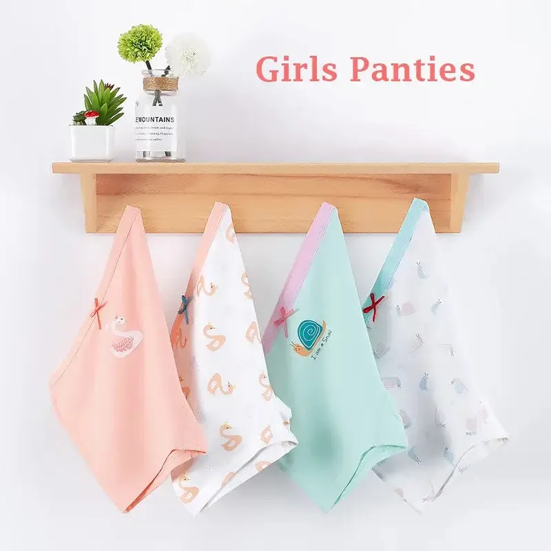Girls Class A Cotton Underwear-Boxer Panties 2PK