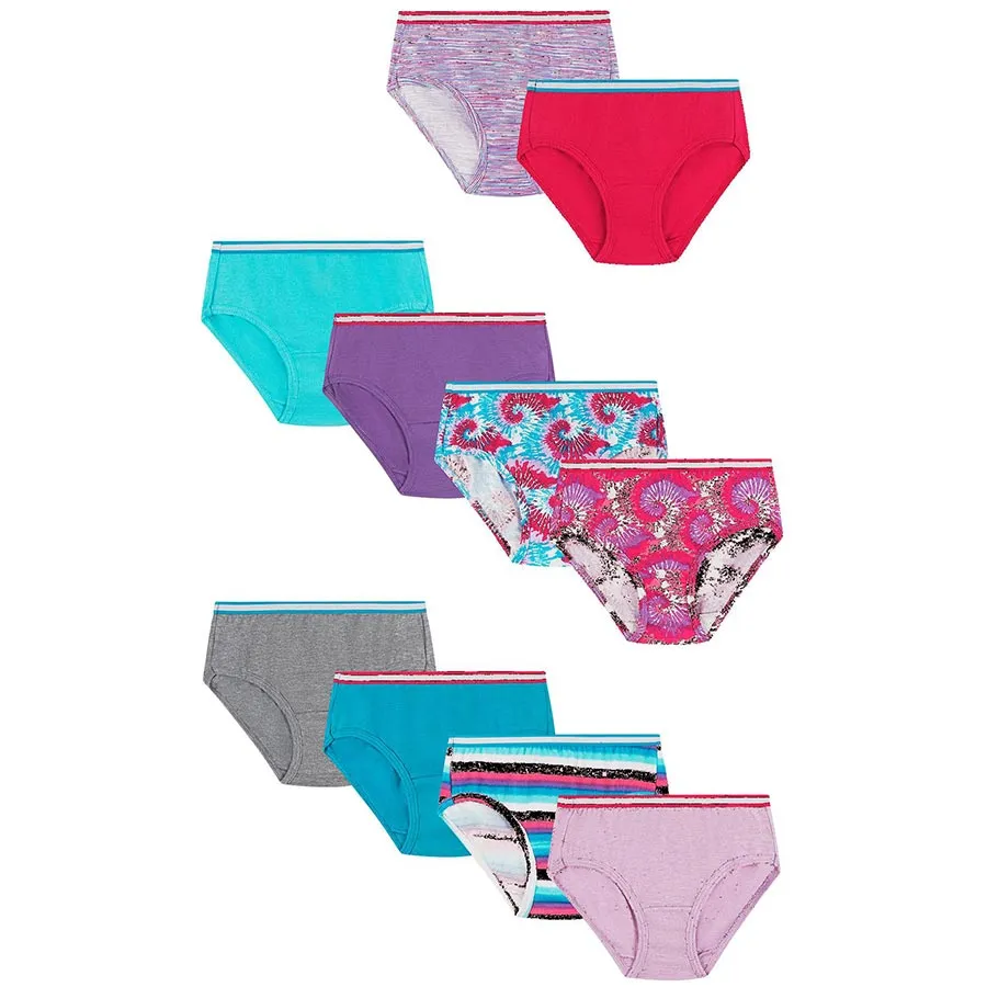 Girls Hanes Panties - 10 Pk.