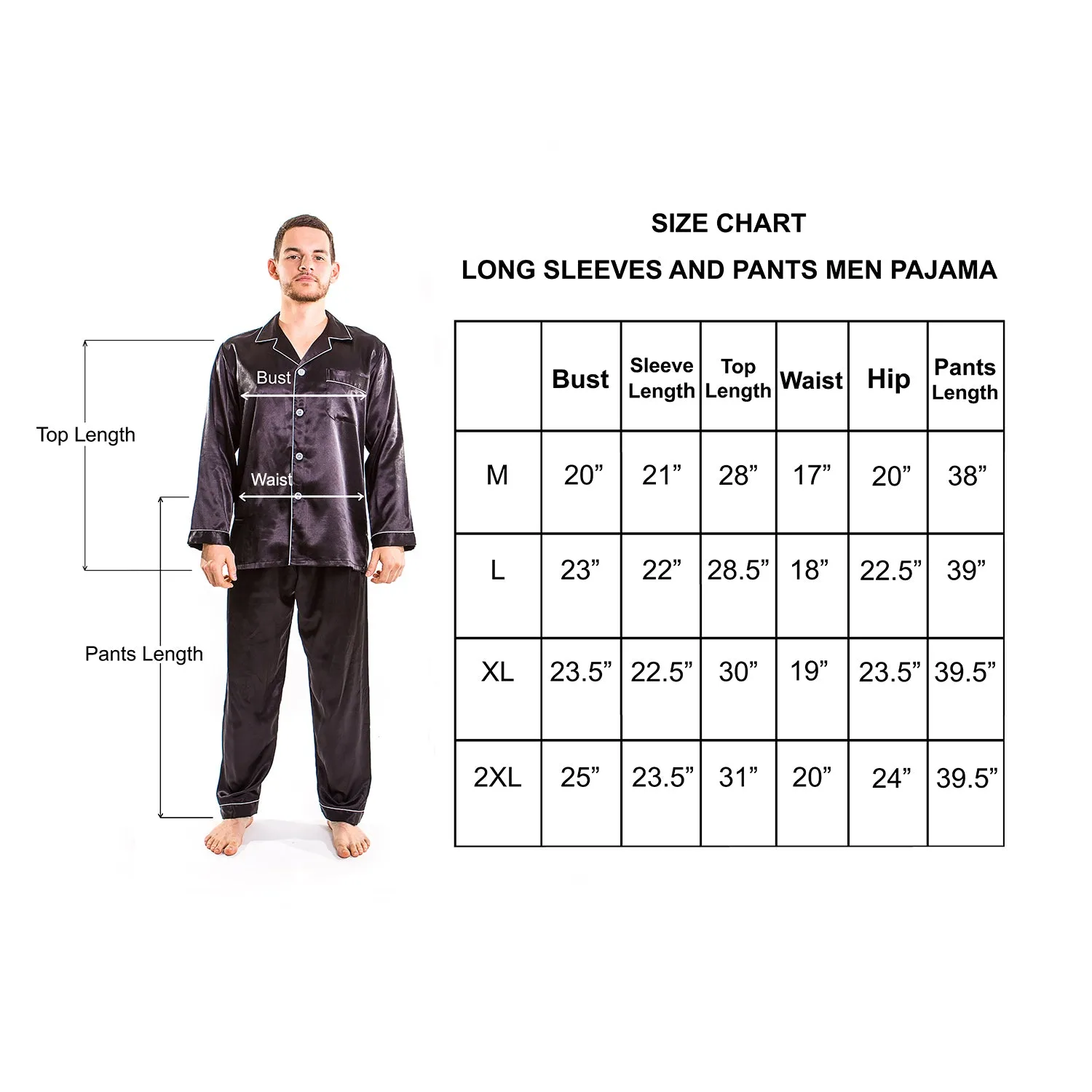 Groom and Bride Pajamas, Groomsmen and Bridesmaids Pajamas - Long   Long