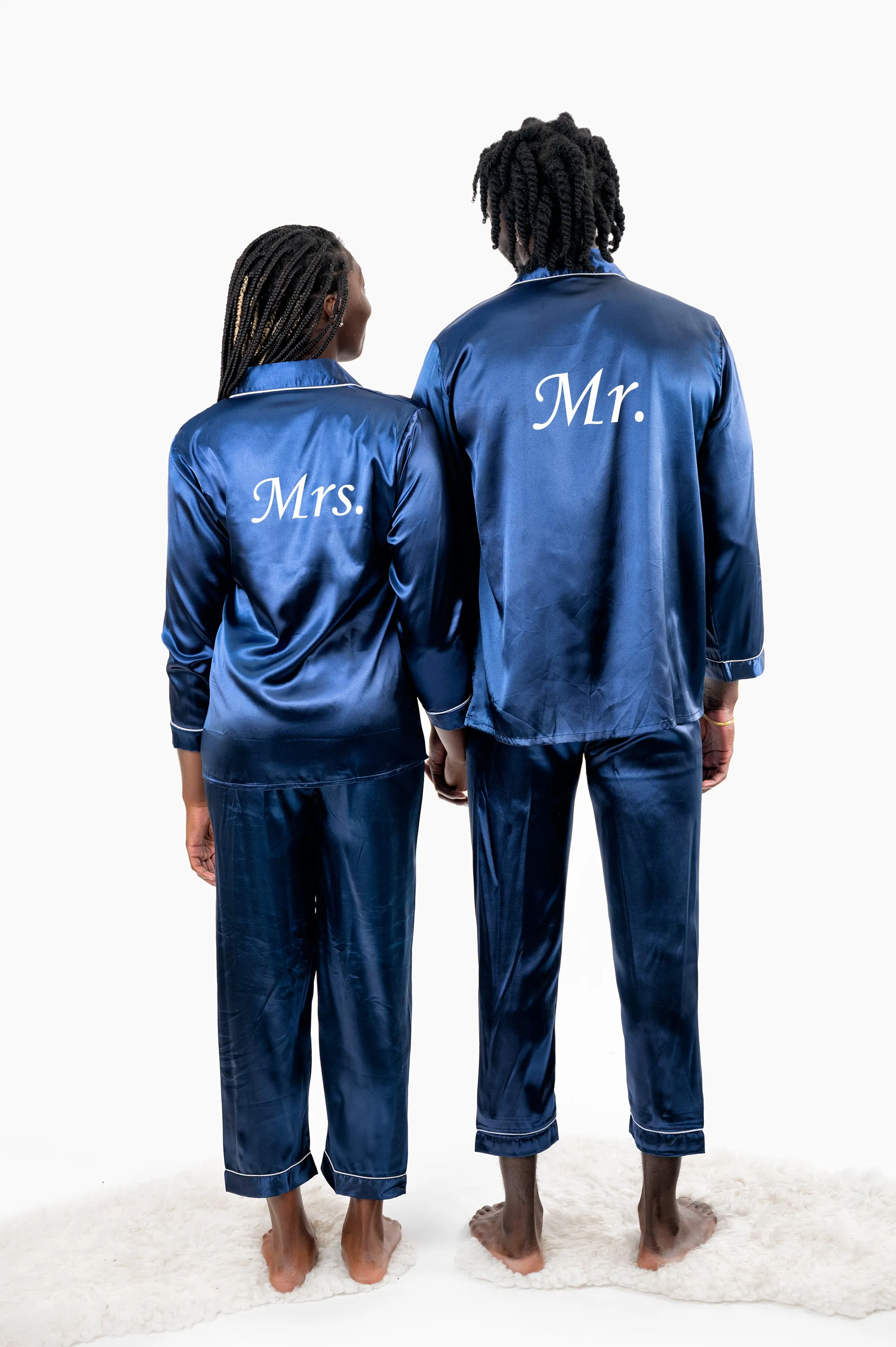 Groom and Bride Pajamas, Groomsmen and Bridesmaids Pajamas - Long   Long