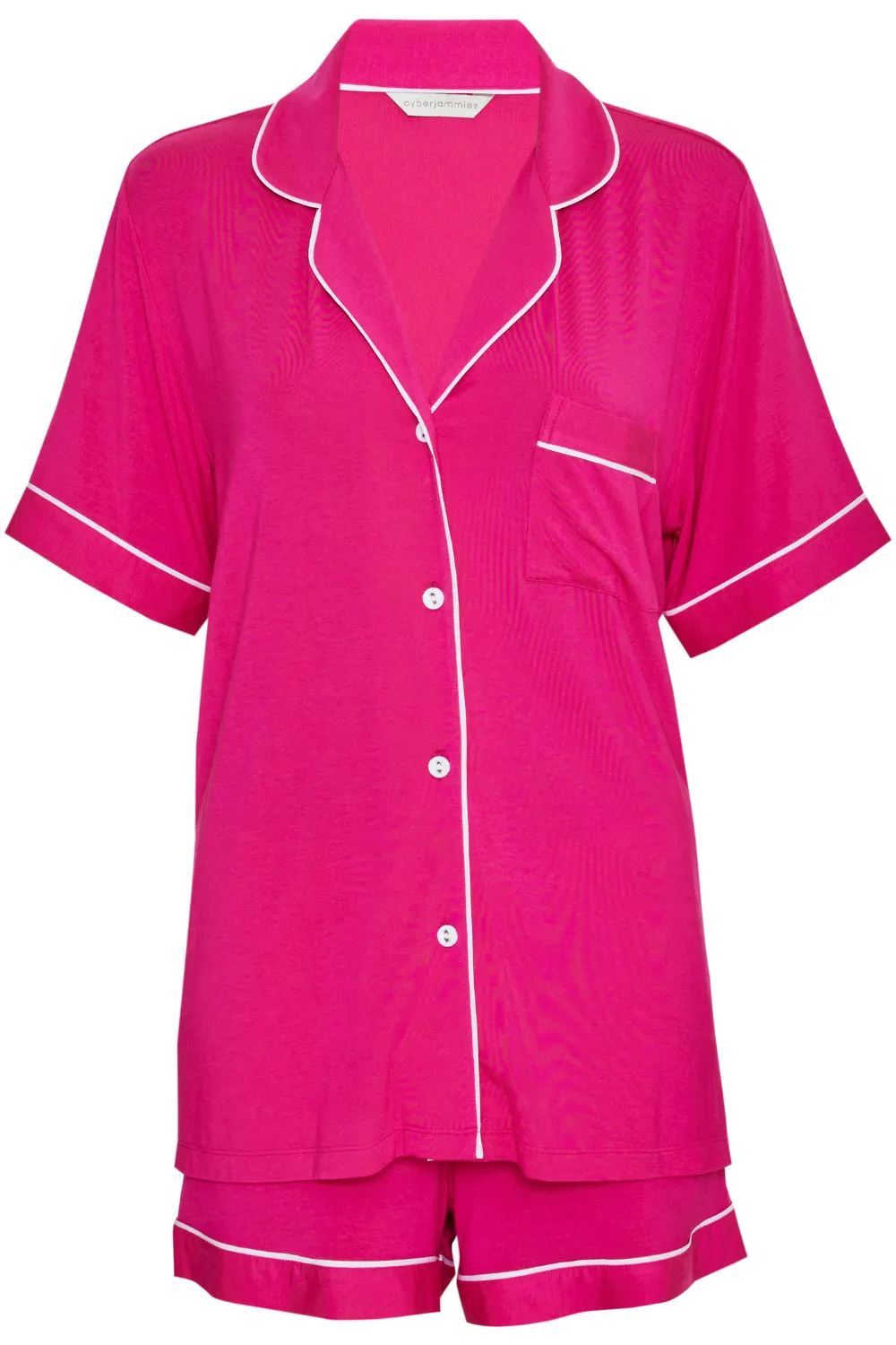 Hailey Pink Revere Jersey Shorty Set