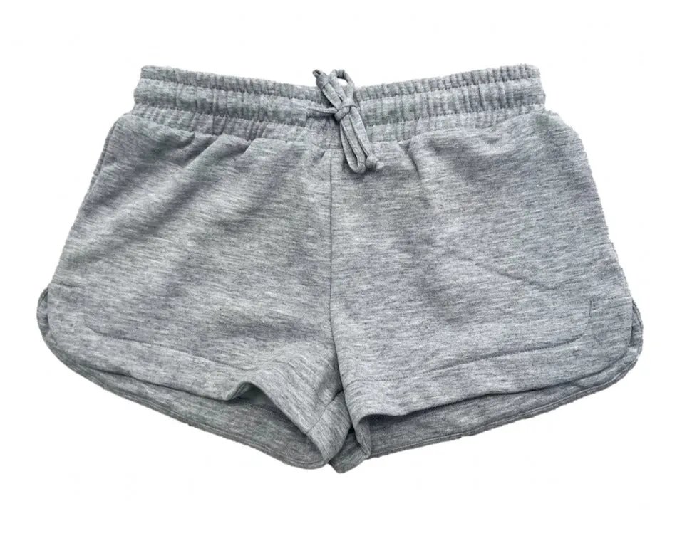 Heathered Grey Soft Cloud Shorts