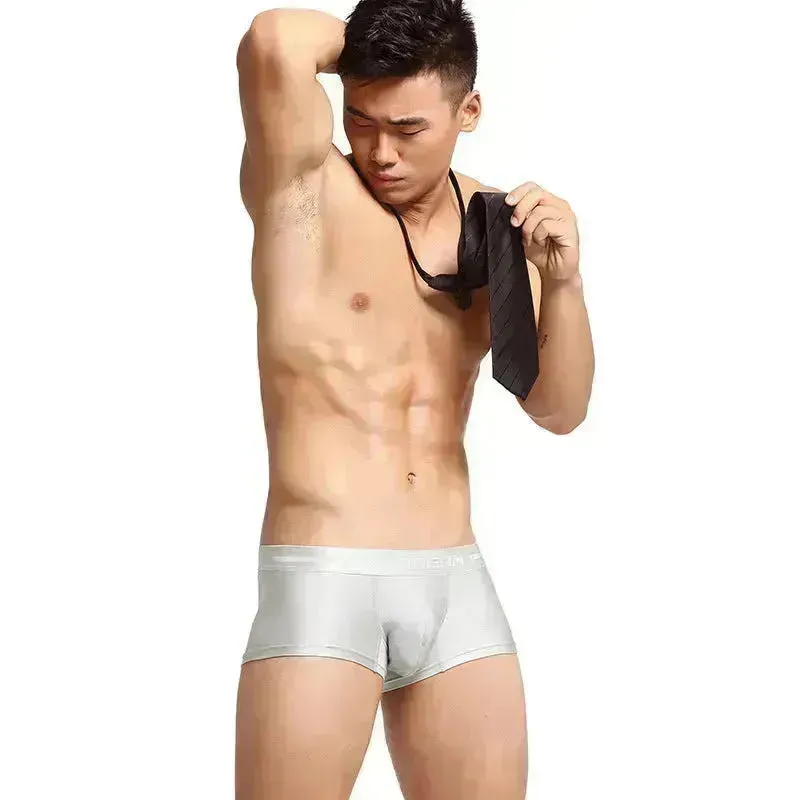 Hibbing Men's Boxer Pants U Raised Panties Flat Foot Briefs underwear