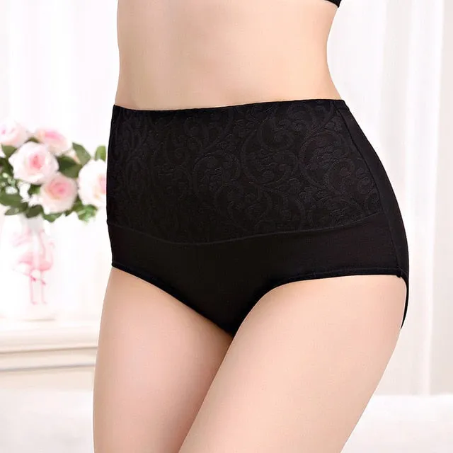 High Rise Underwear Women Panties Cotton Briefs Girls Sexy Panties Cueca Calcinhas Shorts Transparent Underpants Abdominal Panty