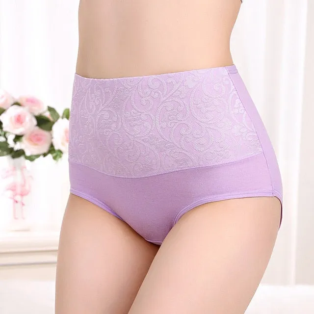 High Rise Underwear Women Panties Cotton Briefs Girls Sexy Panties Cueca Calcinhas Shorts Transparent Underpants Abdominal Panty
