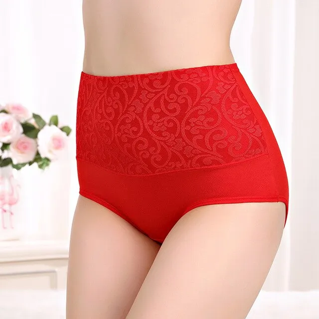High Rise Underwear Women Panties Cotton Briefs Girls Sexy Panties Cueca Calcinhas Shorts Transparent Underpants Abdominal Panty