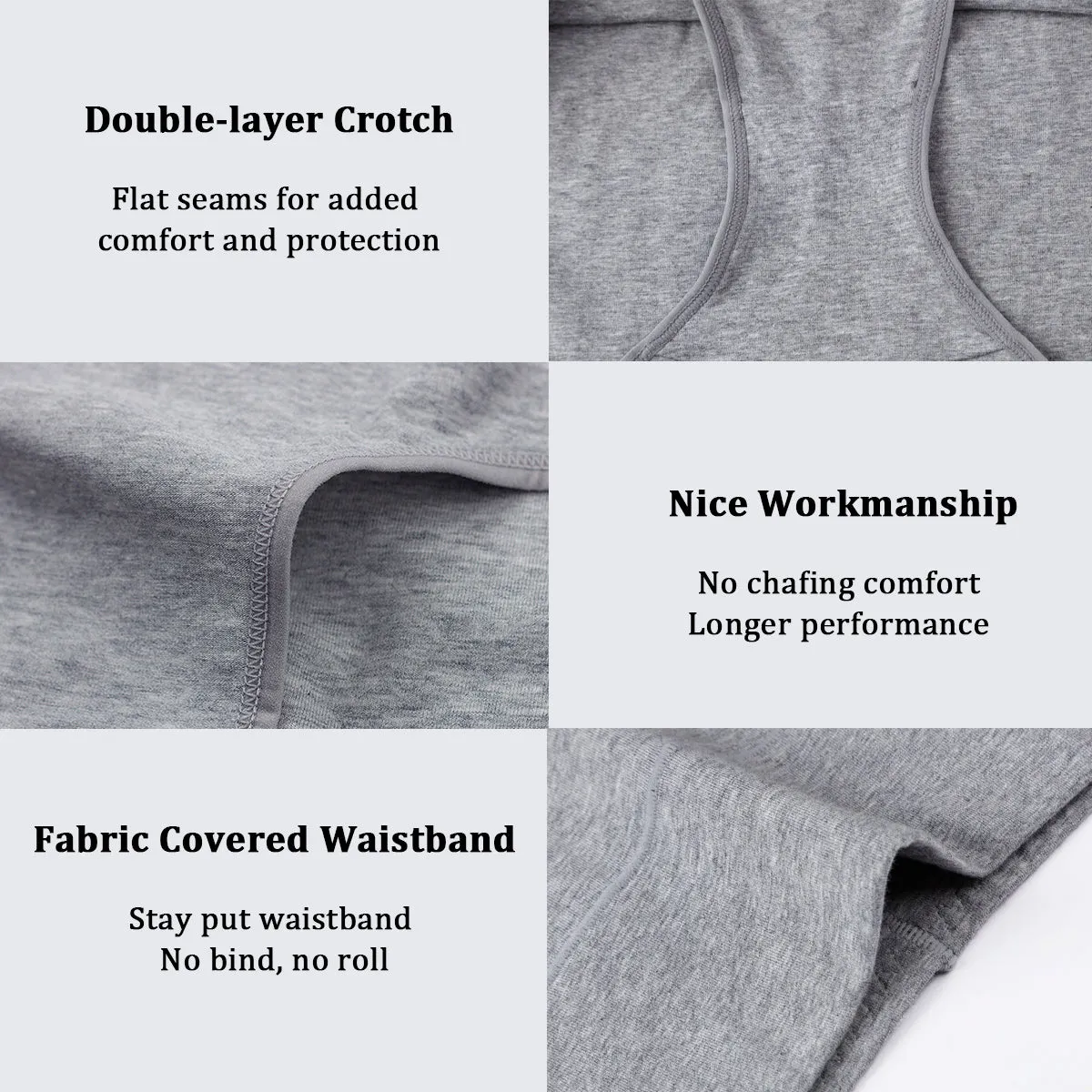 High Waist Cotton Panties and Full Brief Panties for Women (Pack of 5)