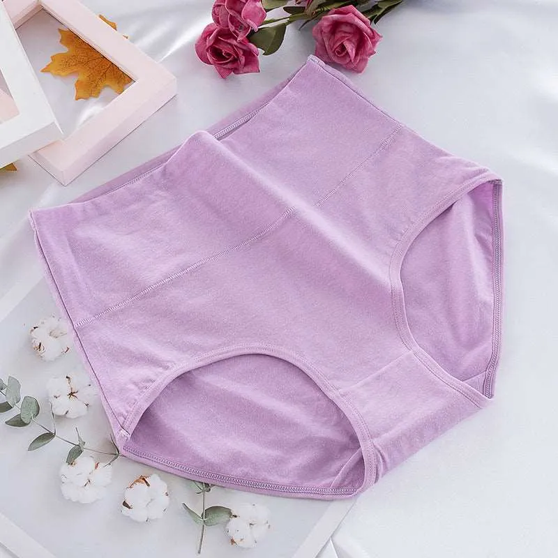High Waist Cotton Panties and Full Brief Panties for Women (Pack of 5)