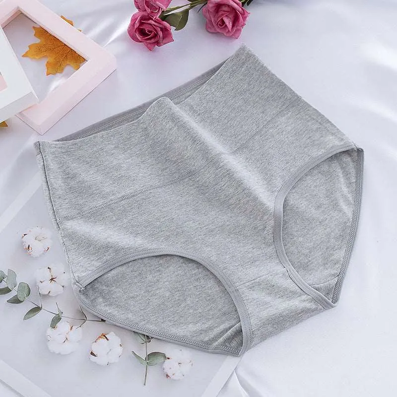 High Waist Cotton Panties and Full Brief Panties for Women (Pack of 5)