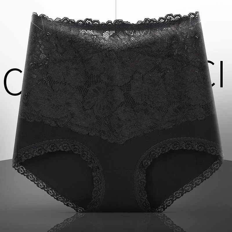 High-waisted antibacterial Lace Gynecological Panties