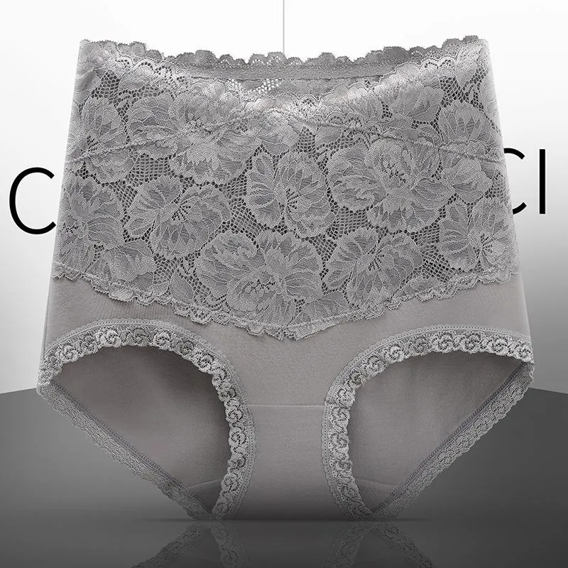 High-waisted antibacterial Lace Gynecological Panties