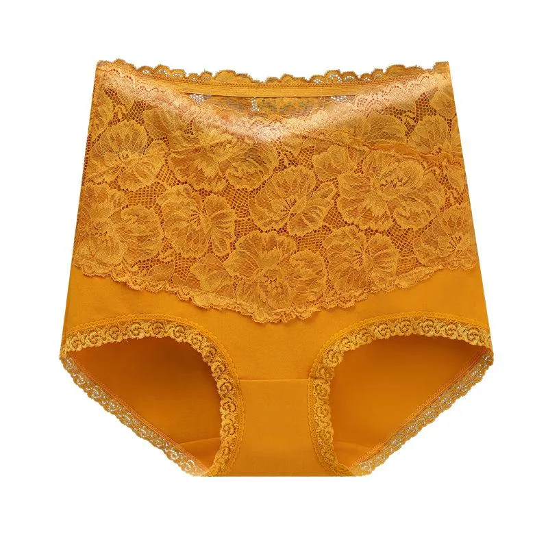 High-waisted antibacterial Lace Gynecological Panties