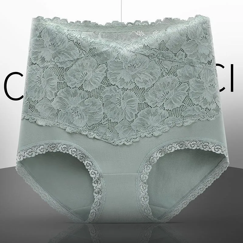 High-waisted antibacterial Lace Gynecological Panties