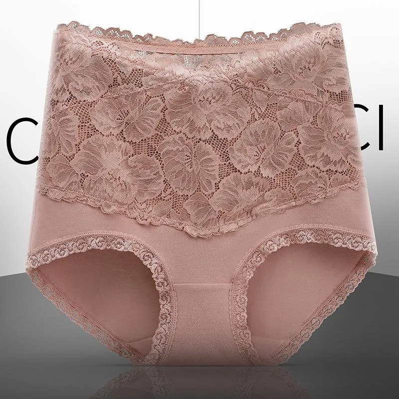 High-waisted antibacterial Lace Gynecological Panties