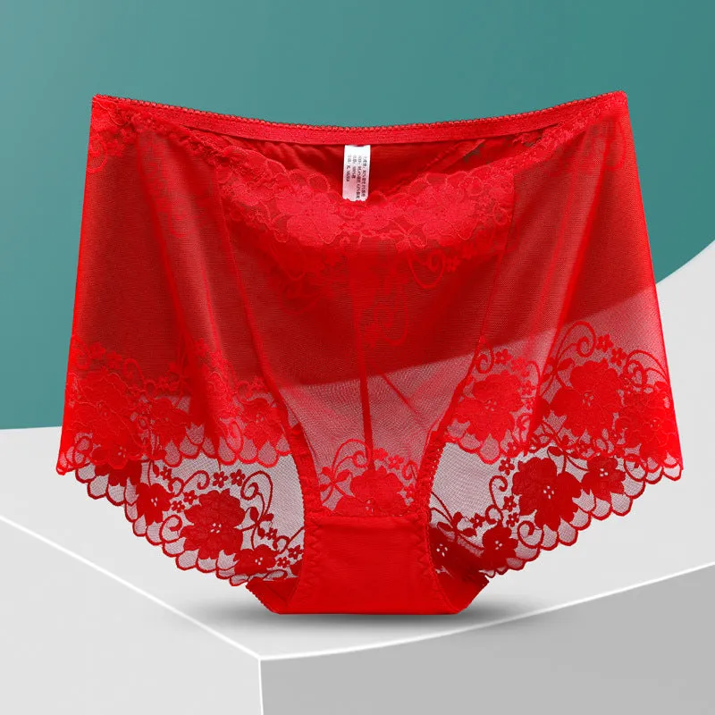 🔥Hot Sale 40% Off🔥Ladies Silk Lace Handmade Panties
