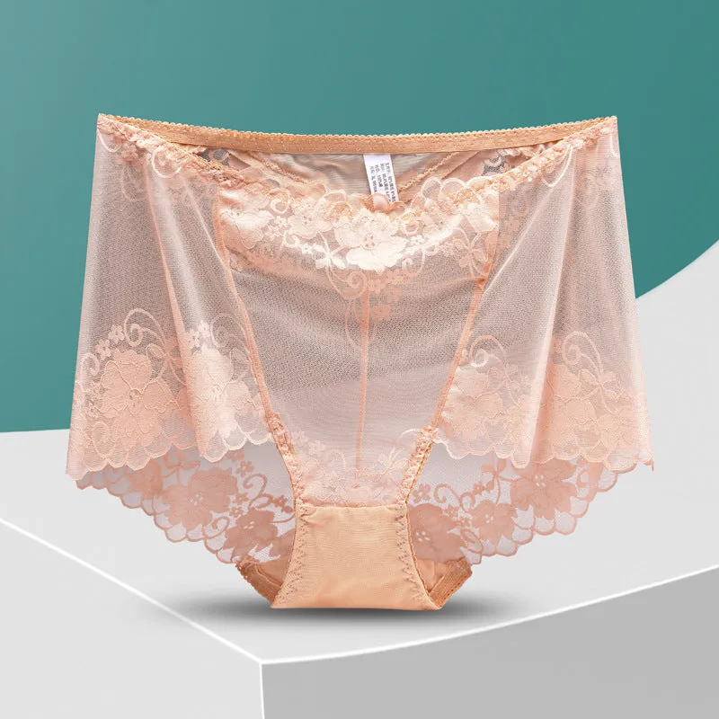 🔥Hot Sale 40% Off🔥Ladies Silk Lace Handmade Panties