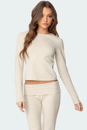 Kaeli Stripey Long Sleeve T Shirt
