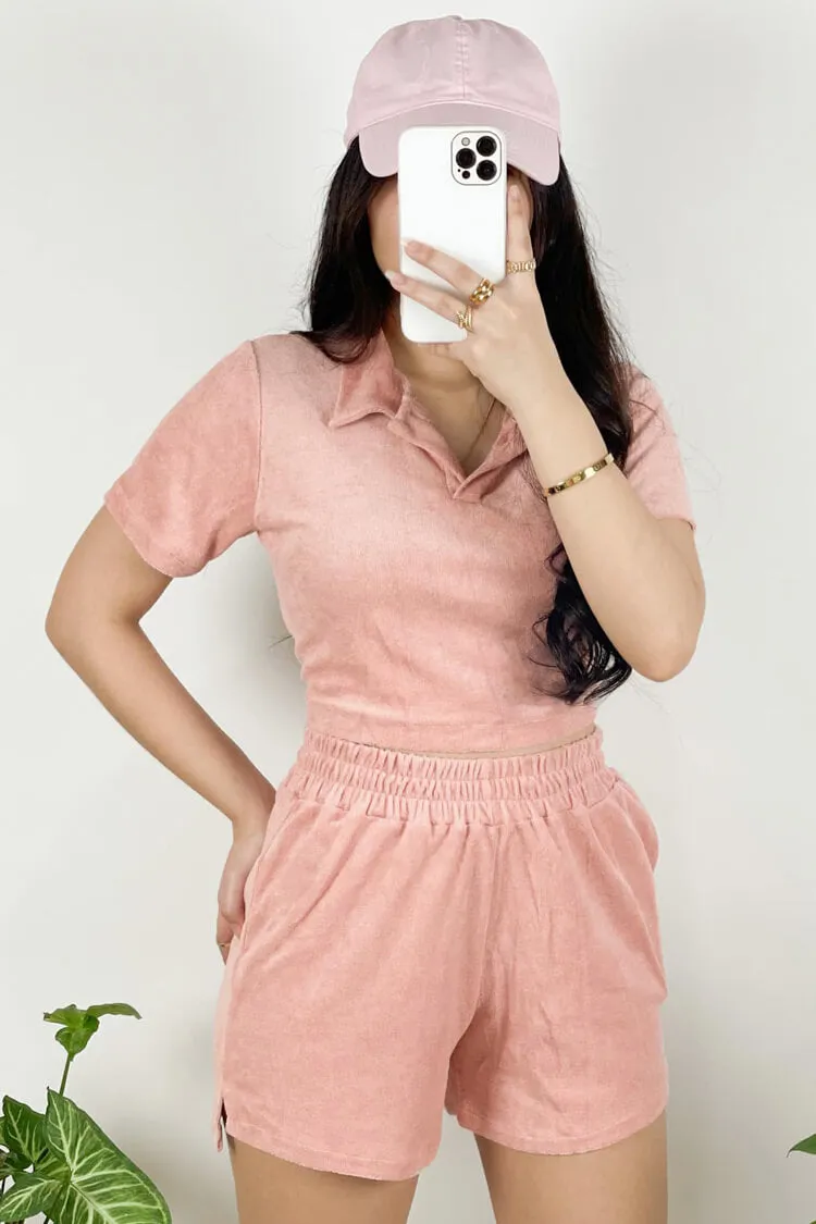 Karla Cropped Polo and Shorts Coordinates