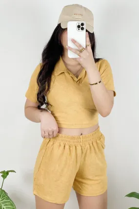Karla Cropped Polo and Shorts Coordinates