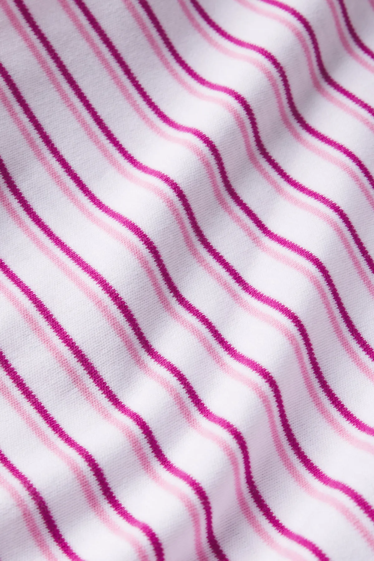 Kids Shorts Set in Dahlia Double Stripe