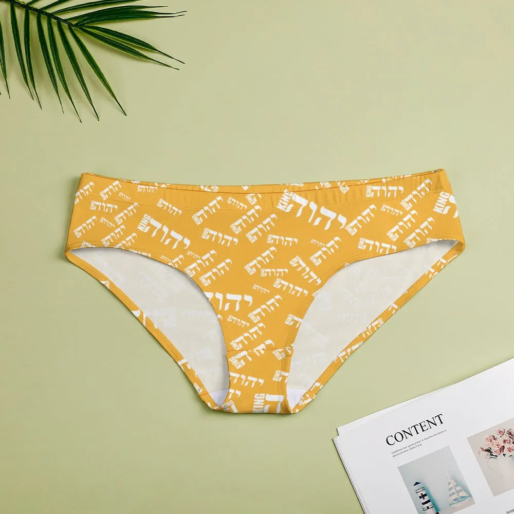 King YAHWEH Luxe III Women's Low Waist Panties