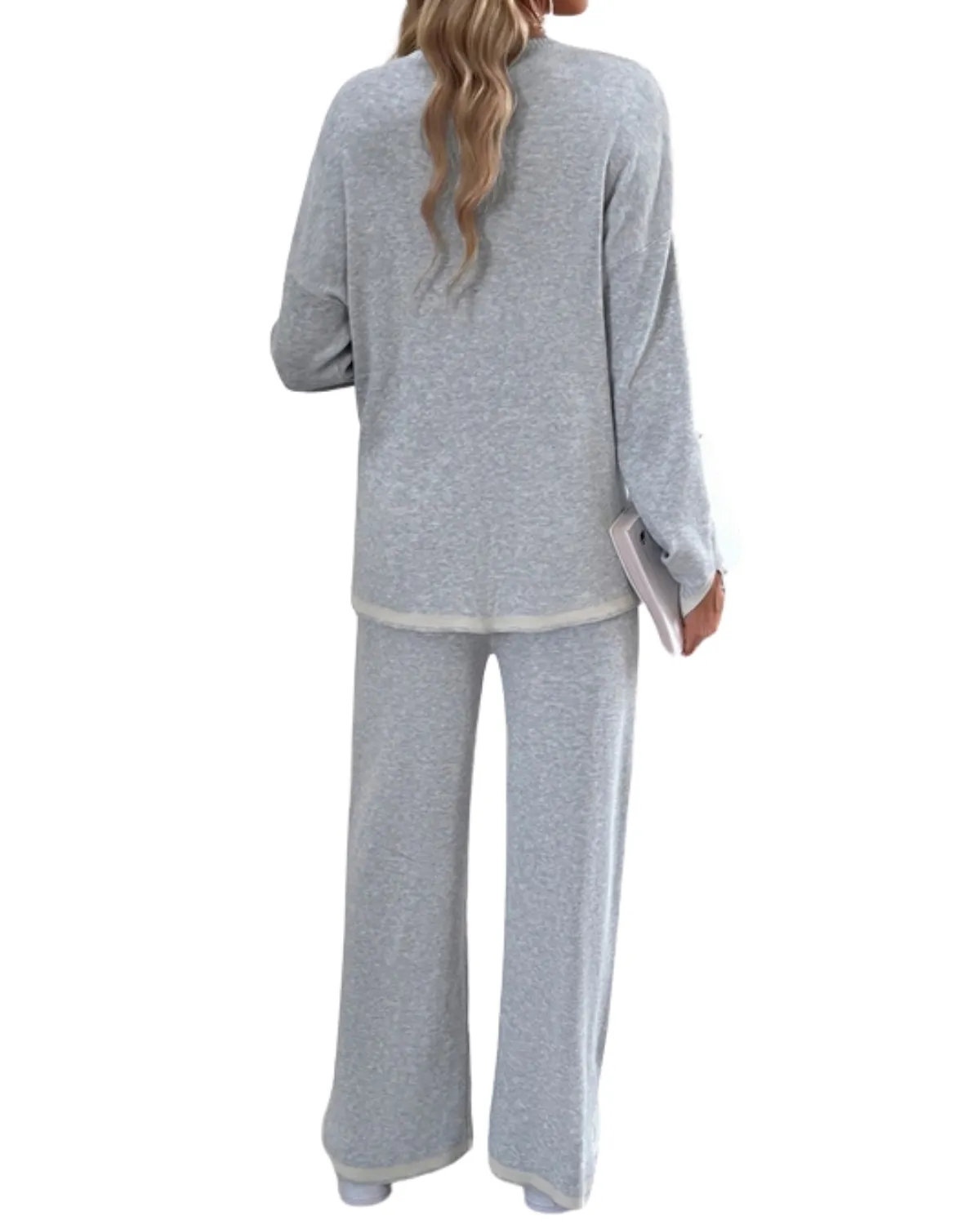 Lily Clothing Two Piece Loungewear Set - Cwstb0371