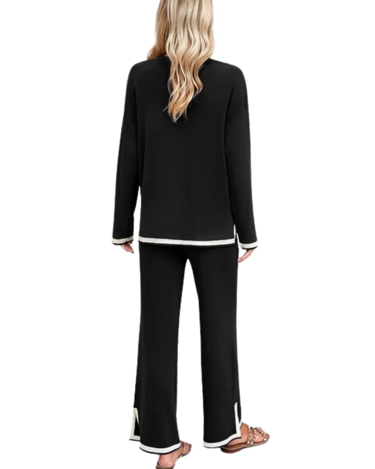 Lily Clothing Two Piece Loungewear Set - Cwstb0371