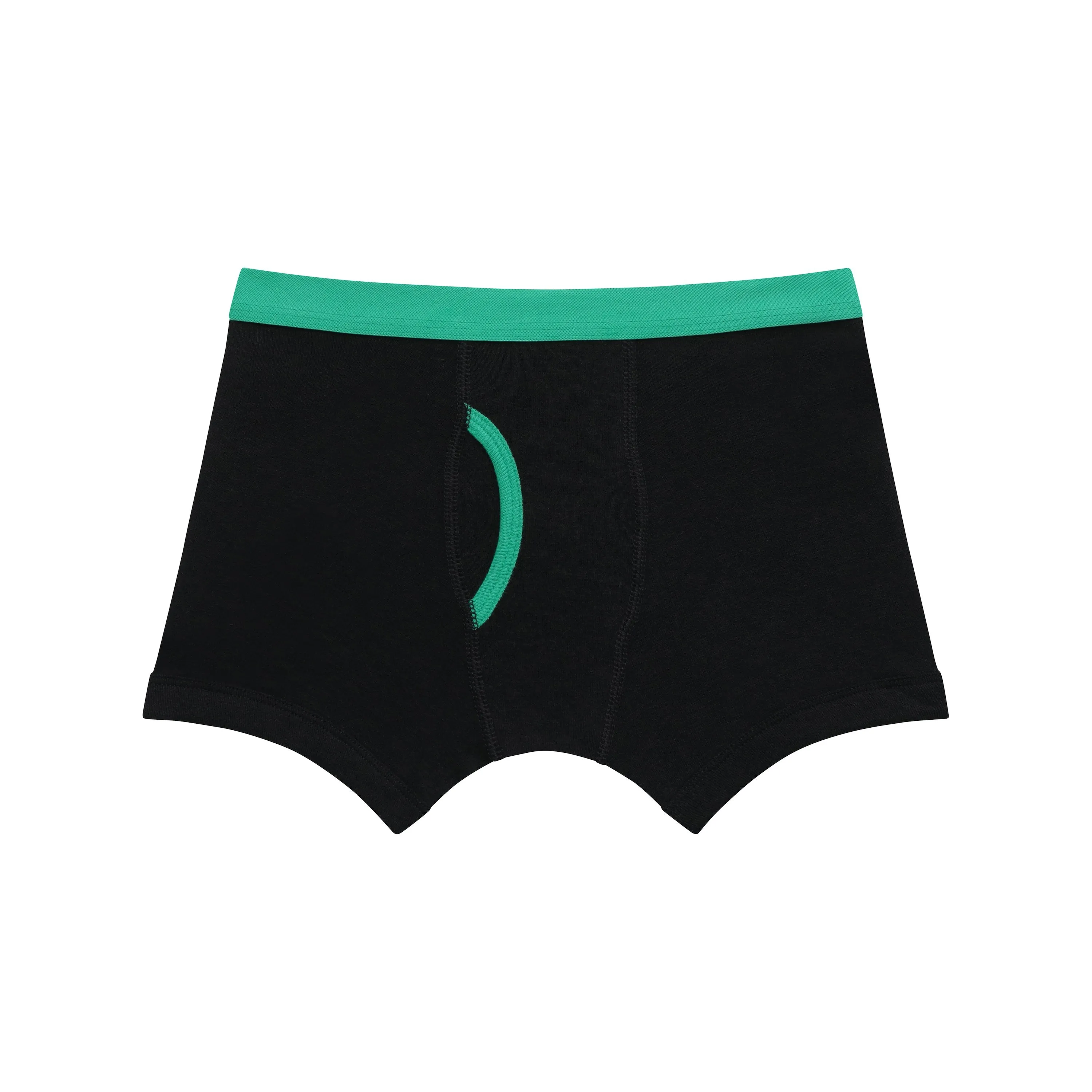 Mallary by Matthew 100% Cotton Boys Boxer Briefs Underwear 4-Pack, Multicolor Warm Elastic