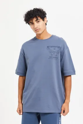 Men Blue Lounge T-Shirt