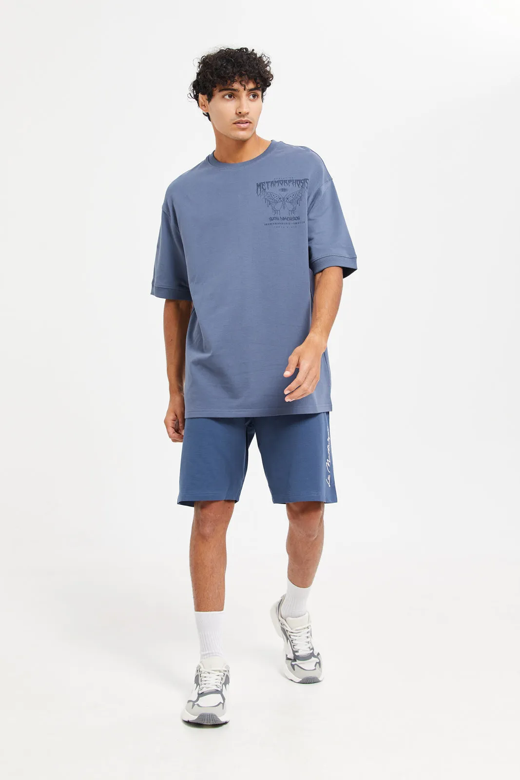 Men Blue Lounge T-Shirt