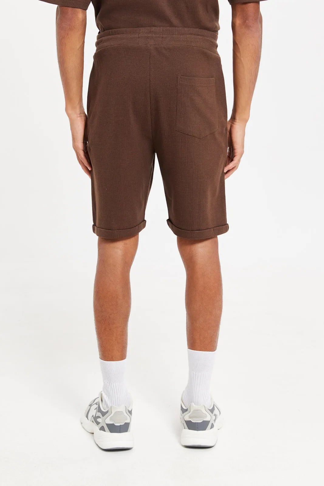 Men Brown Lounge Shorts