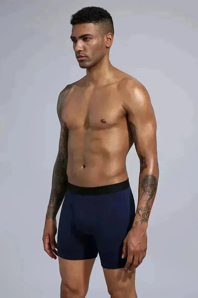 Men Cotton Boxer Short  with pouch Underwear Man Panties
