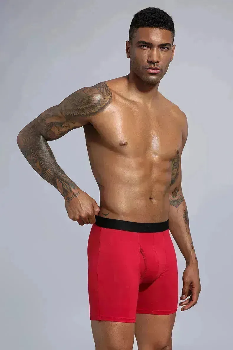 Men Cotton Boxer Short  with pouch Underwear Man Panties